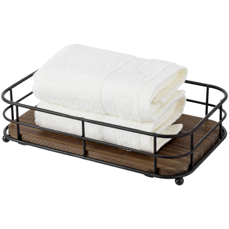 17 Stories Metal Wire Vanity Bathroom Accessory Tray & Reviews | Wayfair